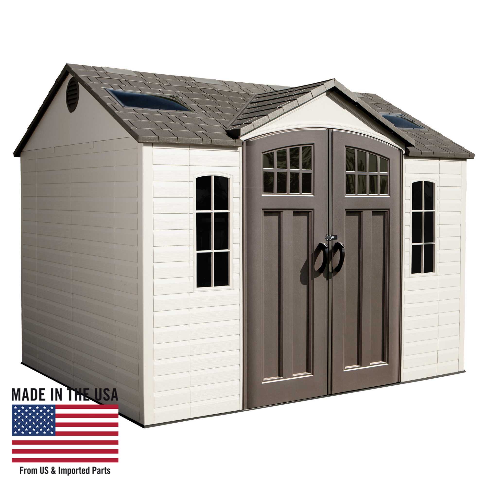 Lifetime 10 Ft. X 8 Ft. Outdoor Storage Shed – 60178