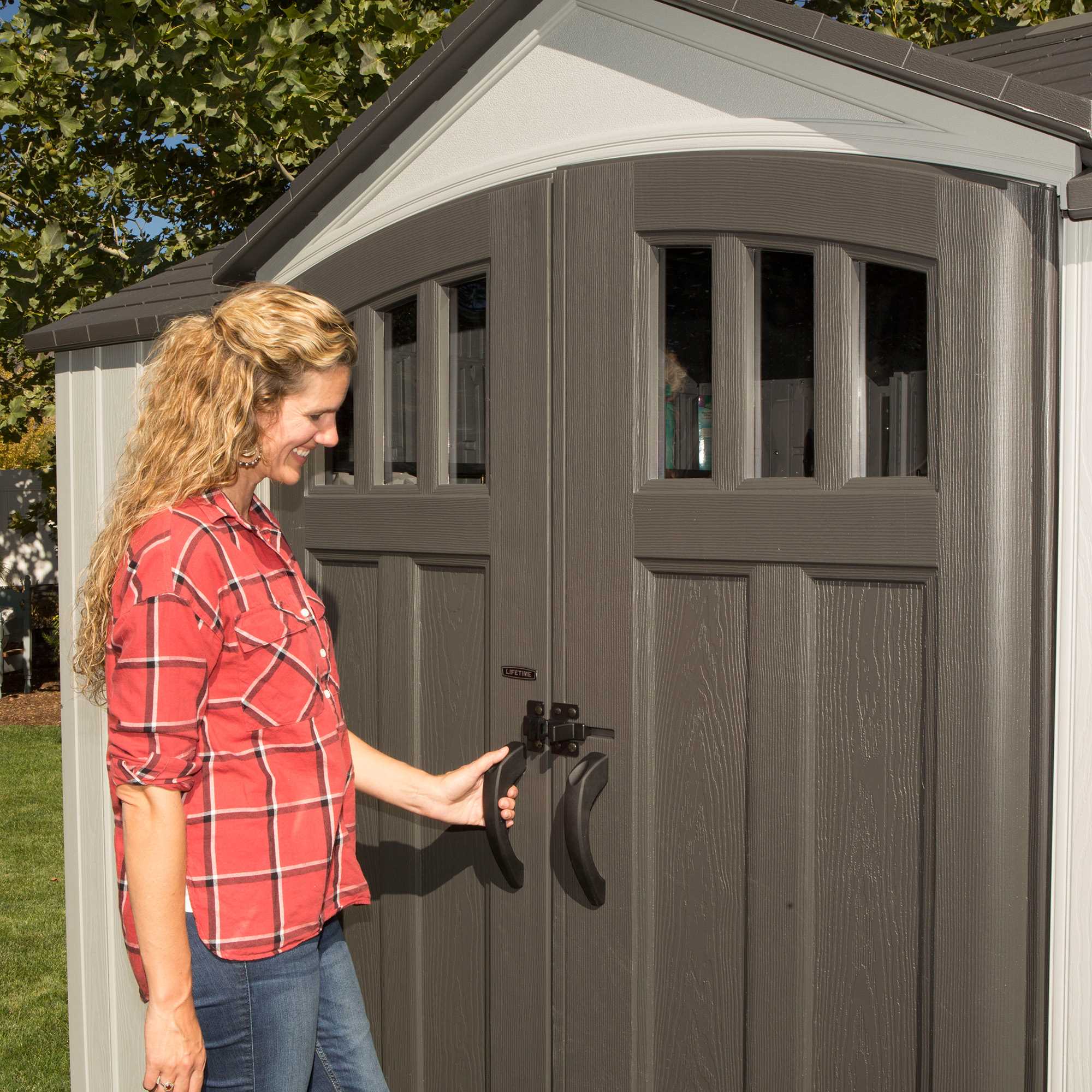 Lifetime 10 Ft. X 8 Ft. Outdoor Storage Shed – 60243
