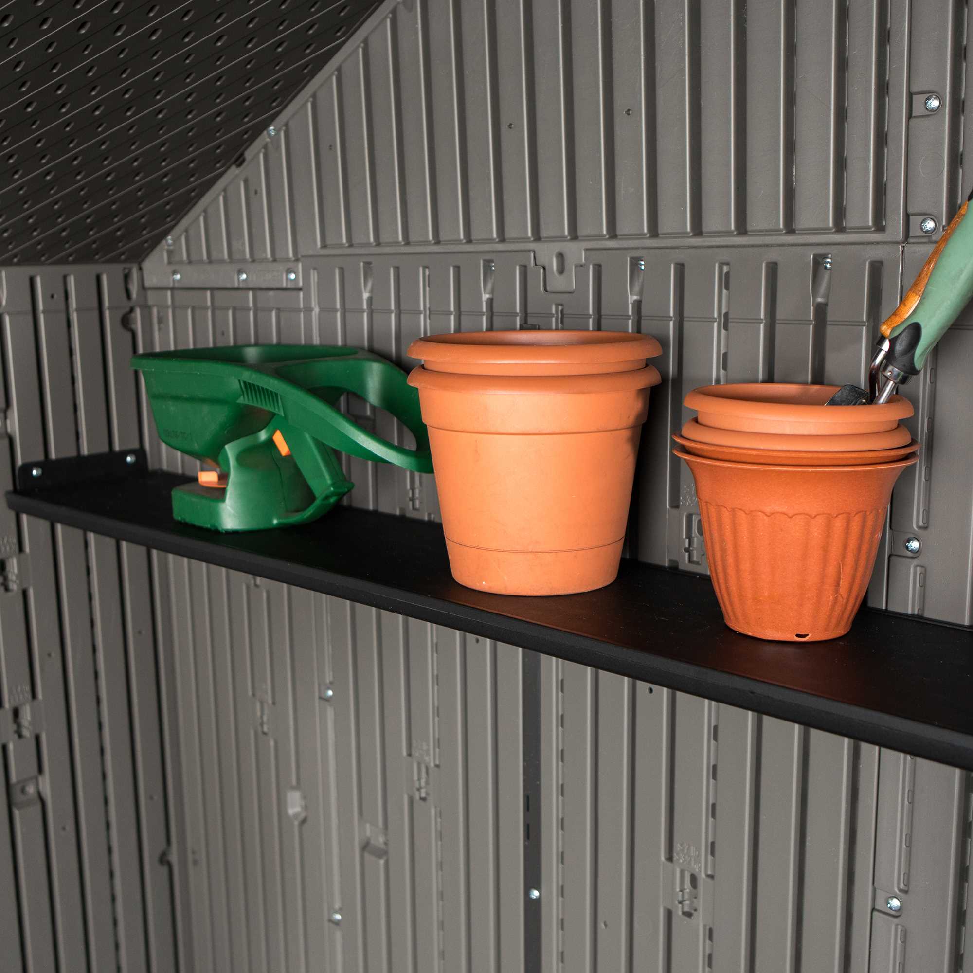 Lifetime 10 Ft. X 8 Ft. Outdoor Storage Shed – 60330 detail