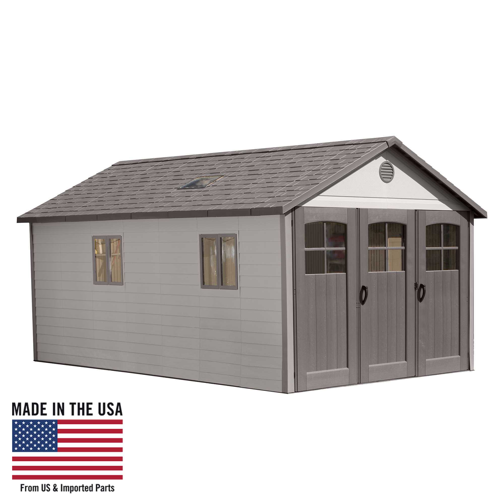 Lifetime 11 Ft. X 18.5 Ft. Outdoor Storage Shed – 60236 detail