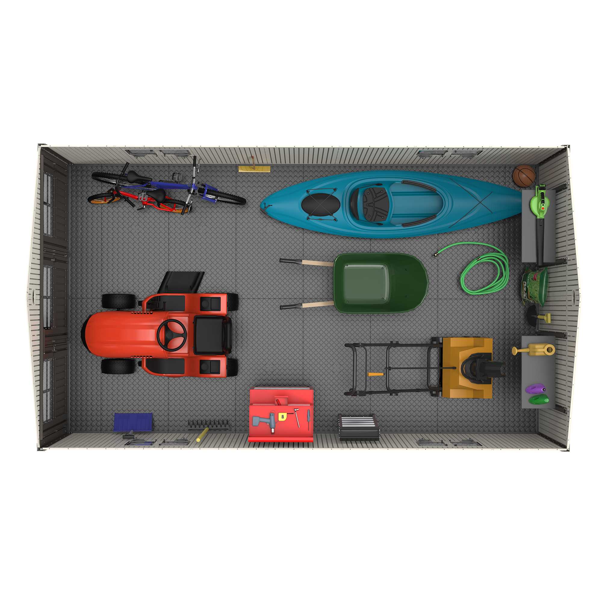 Lifetime 11 Ft. X 18.5 Ft. Outdoor Storage Shed – 60236