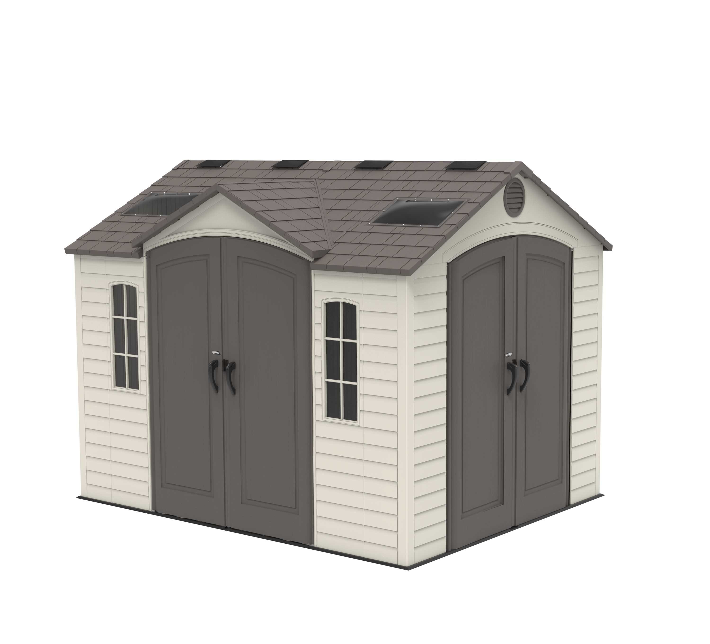 Lifetime 10 Ft. X 8 Ft. Outdoor Storage Shed – 60001
