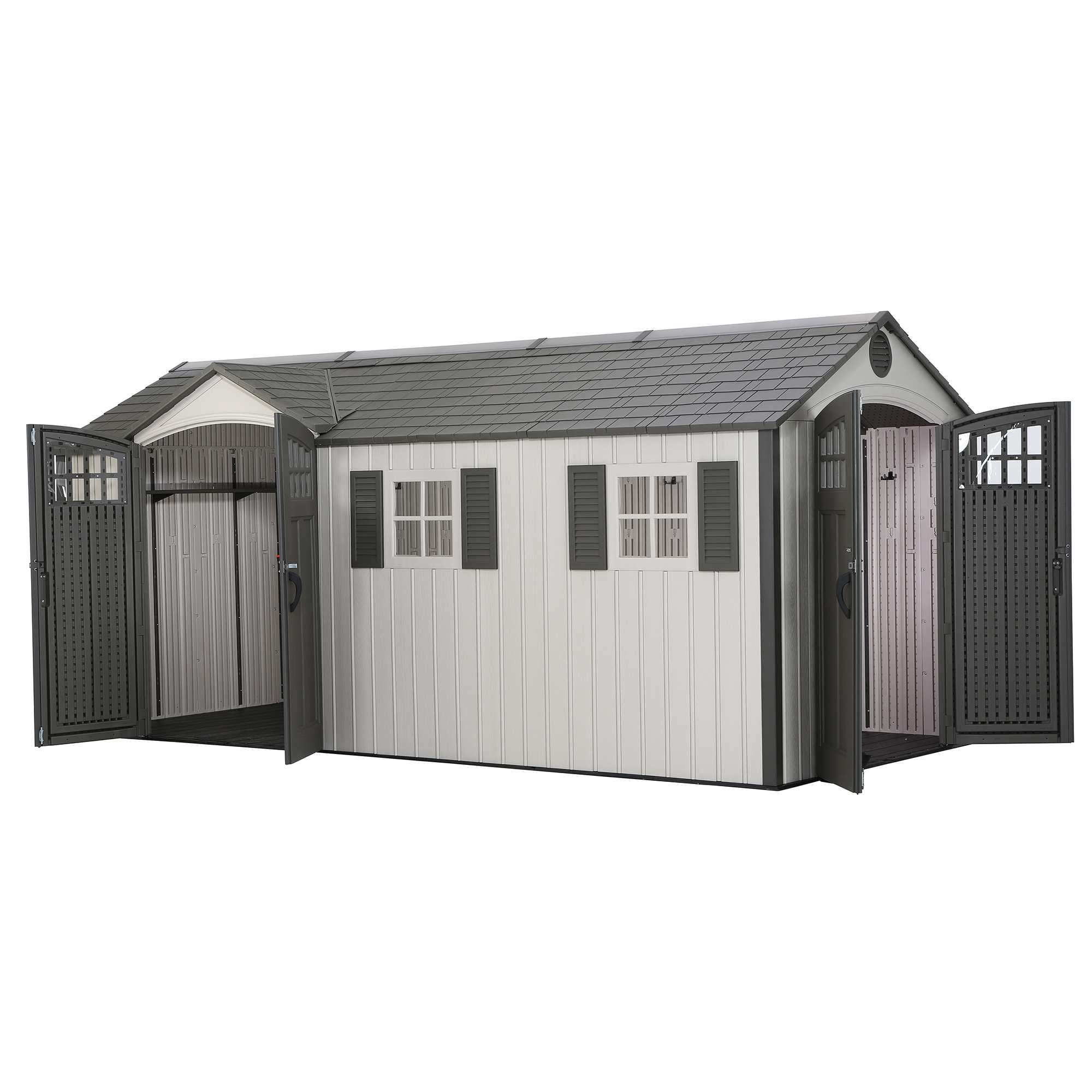 Lifetime 17.5 Ft. x 8 Ft. Outdoor Storage Shed