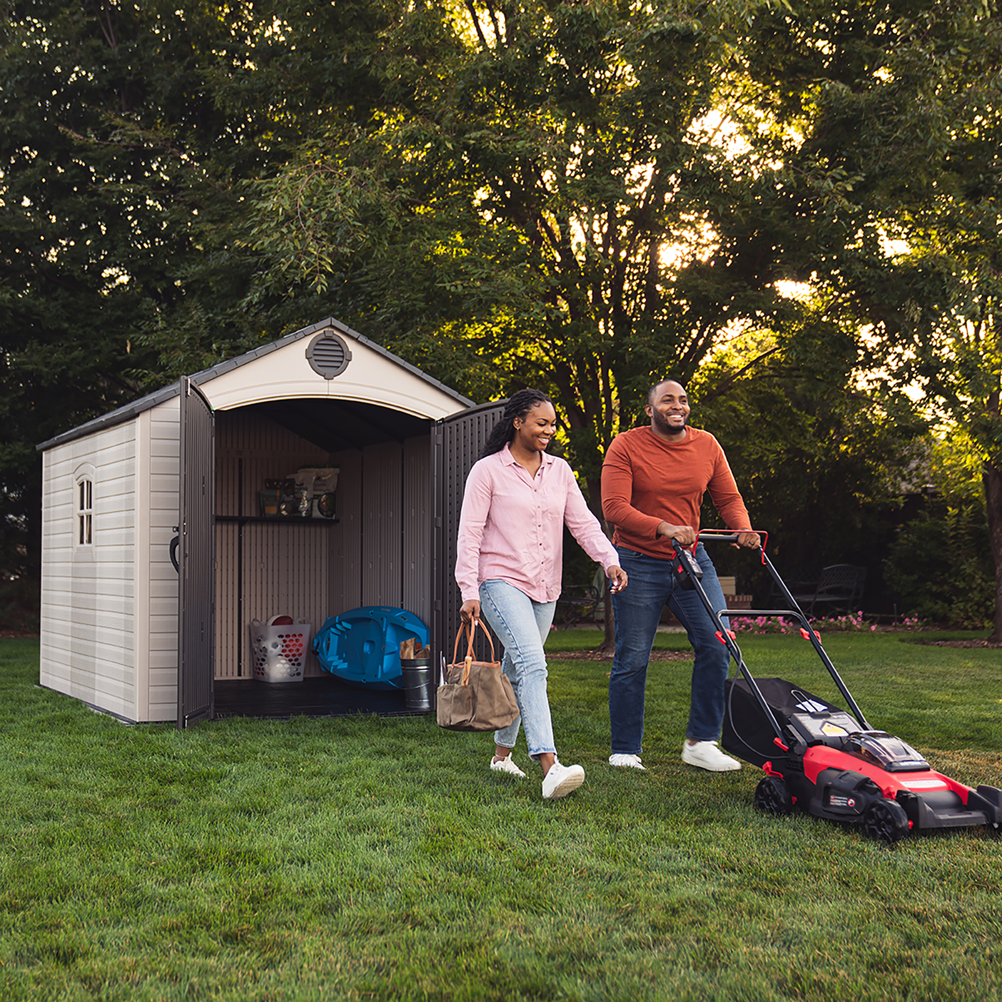 Lifetime 8 Ft. X 10 Ft. Outdoor Storage Shed – 60371