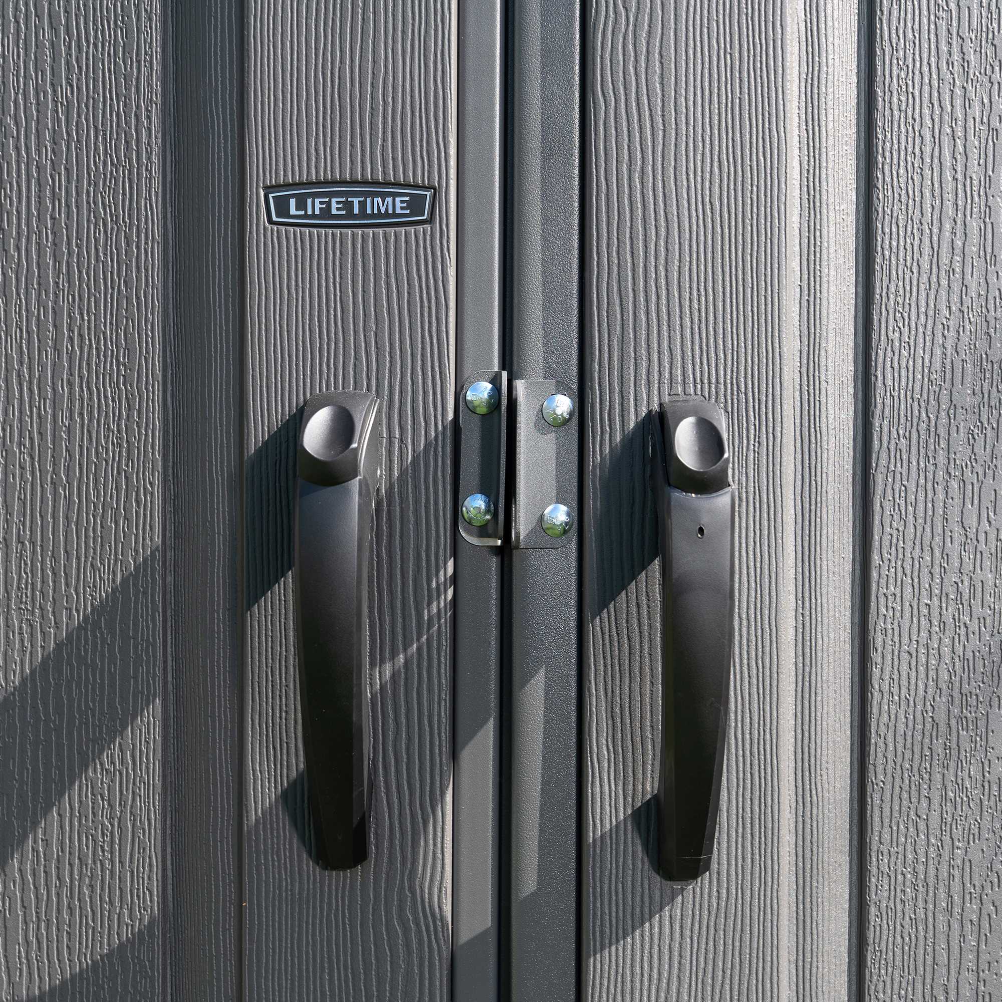 Lifetime 8 Ft. X 10 Ft. Outdoor Storage Shed – 60356 detail