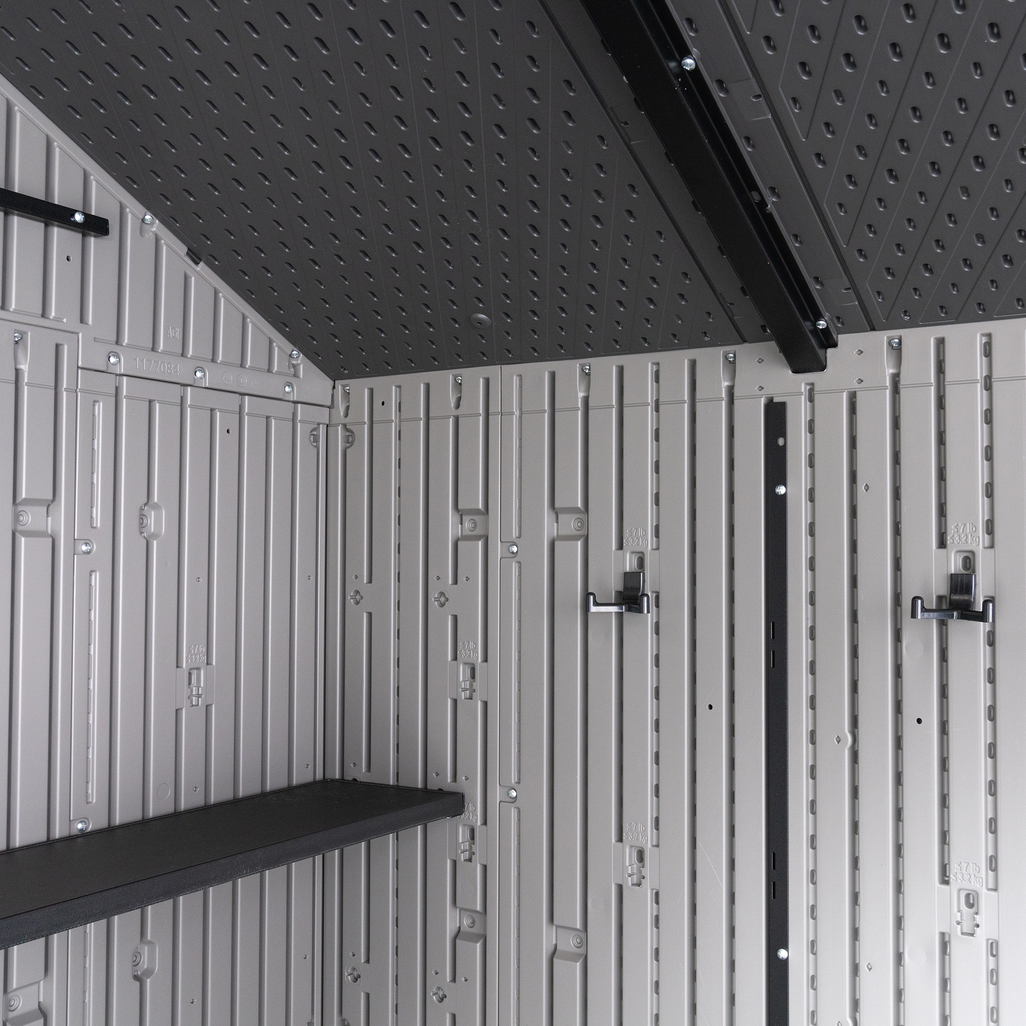Lifetime 10 ft. x 8 ft. Shed | Outdoor Storage Shed detail