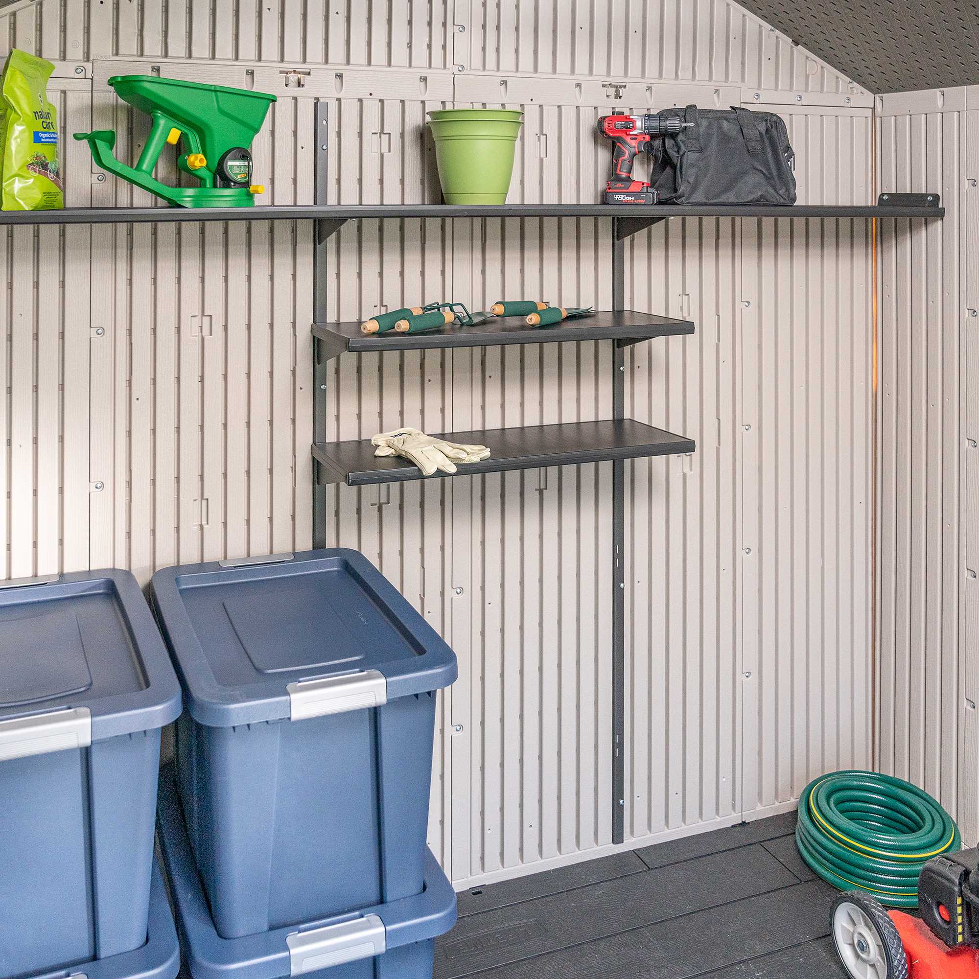 Lifetime 8 Ft. X 15 Ft. Outdoor Storage Shed – 60075 detail