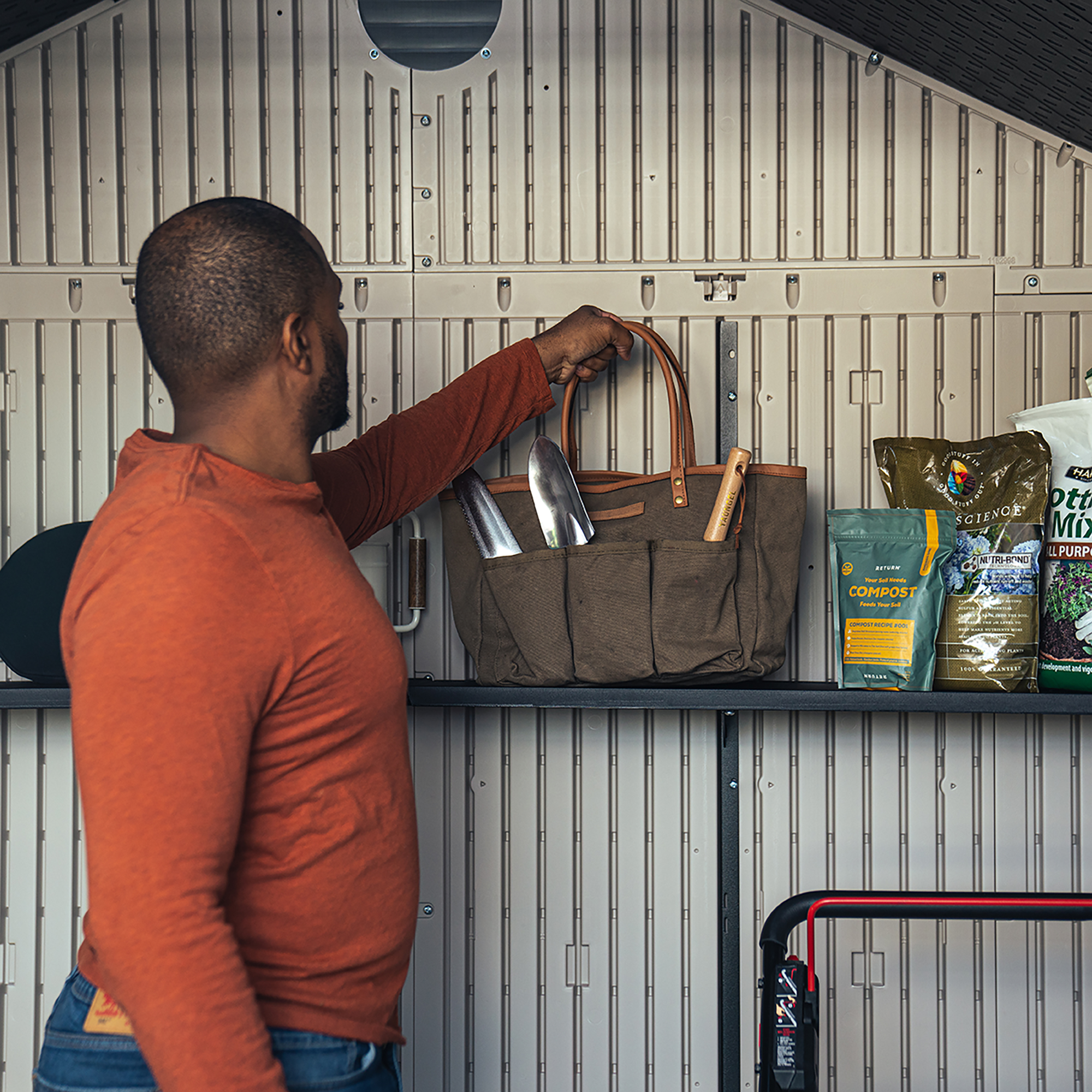 Lifetime 8 Ft. X 10 Ft. Outdoor Storage Shed – 60371 detail