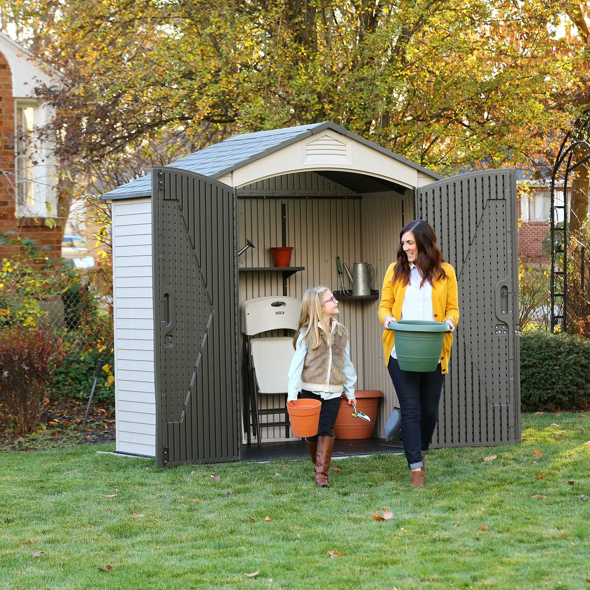 Lifetime 7 Ft. X 4.5 Ft. Outdoor Storage Shed – 60057